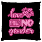 Love knows no gender Standard Flano Cushion Case (Two Sides) Front