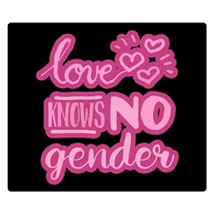 Love Knows No Gender Double Sided Flano Blanket (small)  by Valentinaart