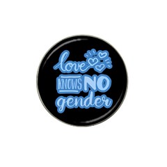 Love Knows No Gender Hat Clip Ball Marker (4 Pack) by Valentinaart