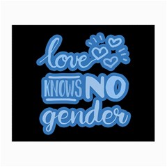 Love Knows No Gender Small Glasses Cloth by Valentinaart