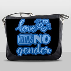 Love Knows No Gender Messenger Bags by Valentinaart