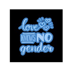 Love Knows No Gender Small Satin Scarf (square) by Valentinaart