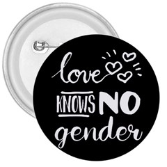 Love knows no gender 3  Buttons