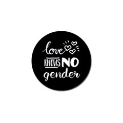 Love Knows No Gender Golf Ball Marker (4 Pack) by Valentinaart