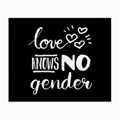 Love knows no gender Small Glasses Cloth (2-Side)