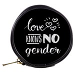 Love knows no gender Mini Makeup Bags Back