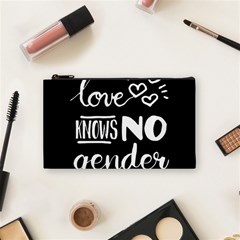 Love Knows No Gender Cosmetic Bag (small)  by Valentinaart