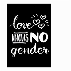 Love knows no gender Small Garden Flag (Two Sides)