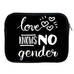 Love knows no gender Apple iPad 2/3/4 Zipper Cases Front