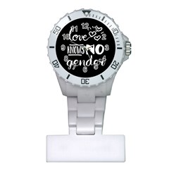 Love Knows No Gender Plastic Nurses Watch by Valentinaart