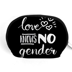 Love Knows No Gender Accessory Pouches (medium)  by Valentinaart