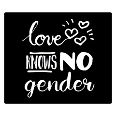 Love Knows No Gender Double Sided Flano Blanket (small)  by Valentinaart