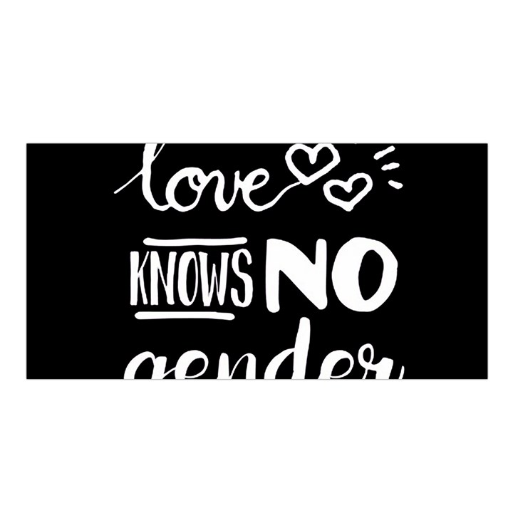 Love knows no gender Satin Shawl