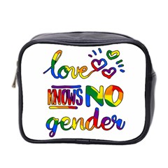 Love Knows No Gender Mini Toiletries Bag 2-side by Valentinaart