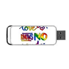 Love Knows No Gender Portable Usb Flash (one Side)