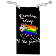 Rainbow Sheep Jewelry Bag by Valentinaart