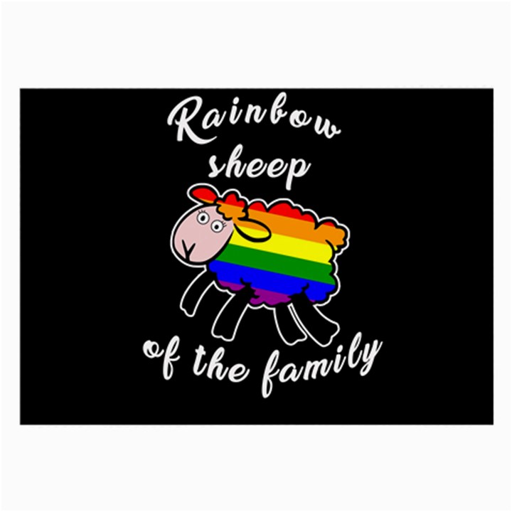 Rainbow sheep Large Glasses Cloth