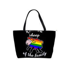 Rainbow Sheep Shoulder Handbags by Valentinaart