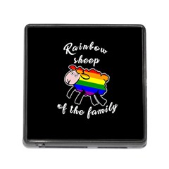 Rainbow Sheep Memory Card Reader (square) by Valentinaart