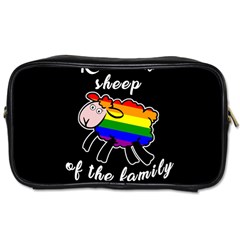 Rainbow Sheep Toiletries Bags 2-side by Valentinaart