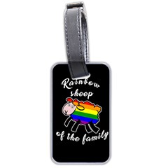 Rainbow Sheep Luggage Tags (two Sides) by Valentinaart