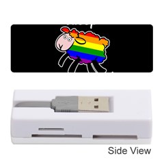 Rainbow Sheep Memory Card Reader (stick)  by Valentinaart