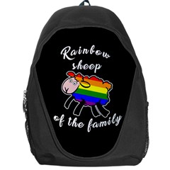 Rainbow Sheep Backpack Bag by Valentinaart