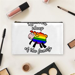 Rainbow Sheep Cosmetic Bag (medium)  by Valentinaart