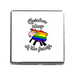 Rainbow Sheep Memory Card Reader (square) by Valentinaart