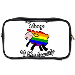 Rainbow Sheep Toiletries Bags 2-side by Valentinaart