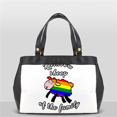 Rainbow Sheep Office Handbags by Valentinaart