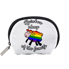 Rainbow Sheep Accessory Pouches (small)  by Valentinaart