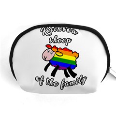 Rainbow Sheep Accessory Pouches (medium)  by Valentinaart