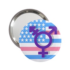 Transgender Flag 2 25  Handbag Mirrors by Valentinaart