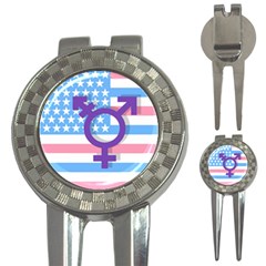 Transgender Flag 3-in-1 Golf Divots by Valentinaart