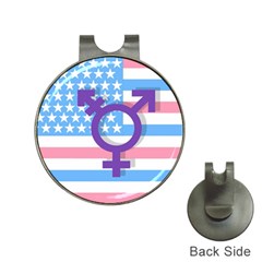 Transgender Flag Hat Clips With Golf Markers by Valentinaart