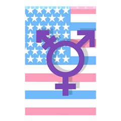 Transgender Flag Shower Curtain 48  X 72  (small)  by Valentinaart