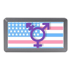 Transgender Flag Memory Card Reader (mini) by Valentinaart