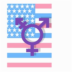 Transgender Flag Large Garden Flag (two Sides) by Valentinaart