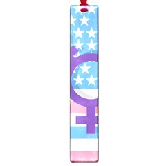 Transgender Flag Large Book Marks by Valentinaart