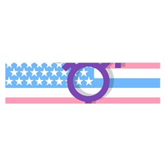 Transgender Flag Satin Scarf (oblong) by Valentinaart