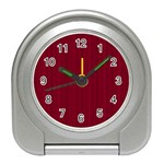 Lines pattern Travel Alarm Clocks Front