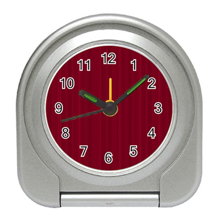 Lines pattern Travel Alarm Clocks