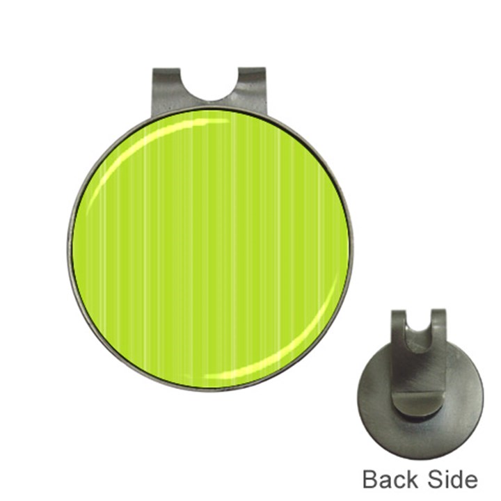 Lines pattern Hat Clips with Golf Markers