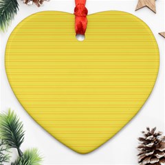 Lines Pattern Heart Ornament (two Sides) by Valentinaart