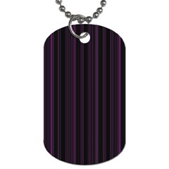 Lines Pattern Dog Tag (one Side) by Valentinaart