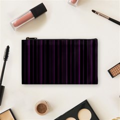 Lines Pattern Cosmetic Bag (small)  by Valentinaart