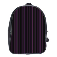 Lines Pattern School Bags(large)  by Valentinaart