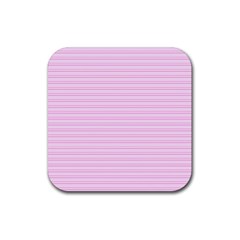 Lines Pattern Rubber Coaster (square)  by Valentinaart