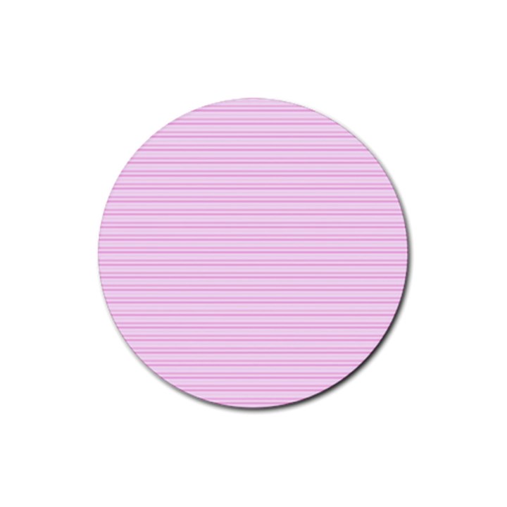 Lines pattern Rubber Coaster (Round) 